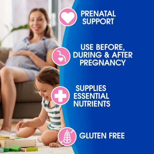 Kroger® Prenatal Vitamin Tablets Perspective: back
