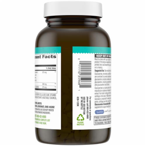 Simple Truth® Glucosamine Chondroitin MSM Tablets 1050mg Perspective: back