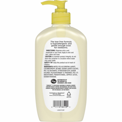 Comforts® Baby Wash Perspective: back