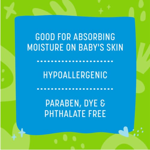 Comforts™ Pure Cornstarch Baby Powder With Aloe Vera & Vitamin E Perspective: back