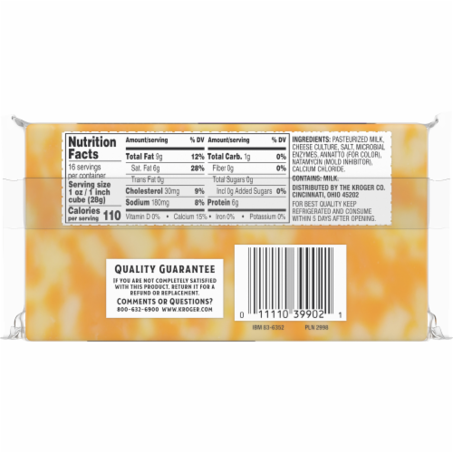 Moovelous Colby Jack Cheese Bar Perspective: back