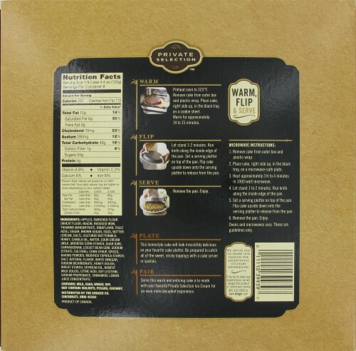 Private Selection™ Amber Honey Apple Spice Upside Down Cake Perspective: back