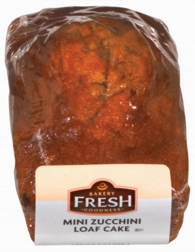 Bakery Fresh Goodness Mini Zucchini Loaf Cake Perspective: back