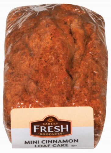 Bakery Fresh Goodness Mini Cinnamon Swirl Loaf Cake Perspective: back