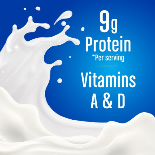 Kroger® Skim Milk Gallon Perspective: back