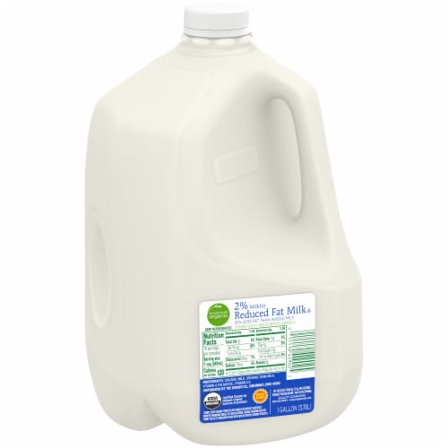 Simple Truth Organic® 2% Reduced Fat Milk Gallon Perspective: back