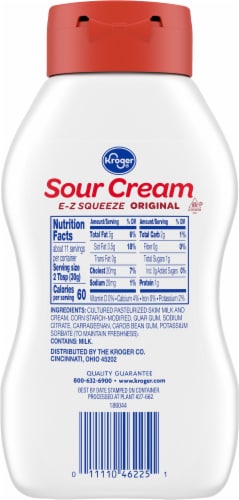 Kroger® E-Z Squeeze Original Sour Cream Bottle Perspective: back