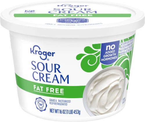 Kroger® Fat Free Sour Cream Perspective: back