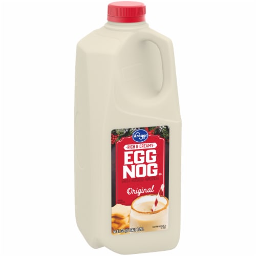 Kroger® Original Egg Nog Half Gallon Perspective: back