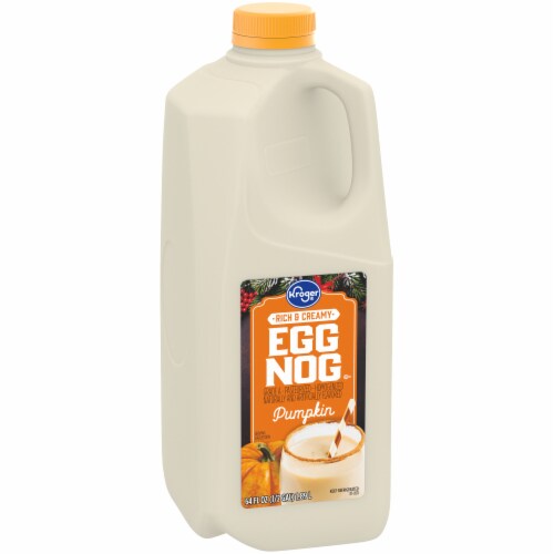 Kroger® Pumpkin Egg Nog Half Gallon Perspective: back