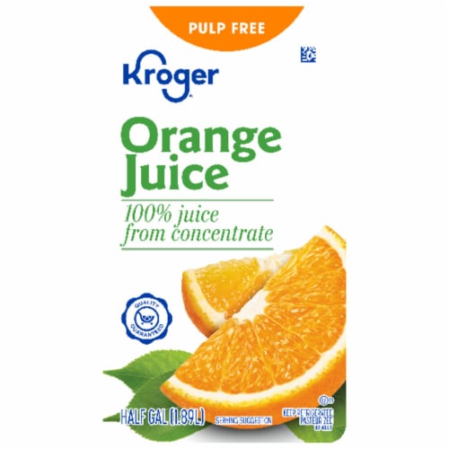 Kroger® 100% Orange Juice From Concentrate Original Perspective: back