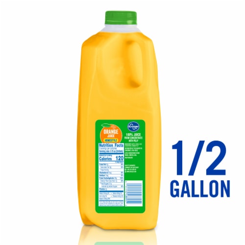 Kroger® 100% Orange Juice From Concentrate Homestyle with Pulp Perspective: back