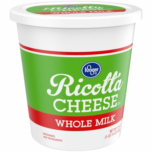Kroger® Whole Milk Ricotta Cheese Perspective: back