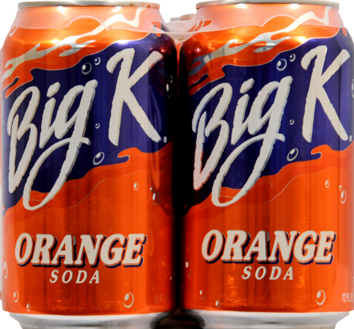 Kroger Big K® Orange Soda Perspective: back