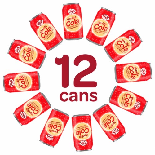 Kroger Big K® Vanilla Cola Soda Cans Perspective: back