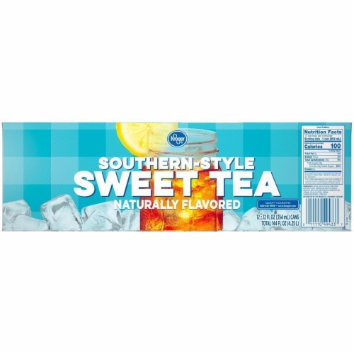 Kroger® Southern Sweet Tea, 12 cans / 12 fl oz Kroger