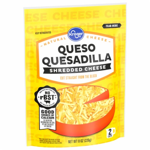 Kroger® Shredded Queso Quesadilla Cheese Perspective: back