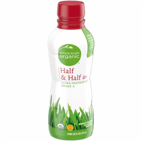 Simple Truth Organic® Half & Half Pint Perspective: back