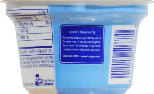 Kroger®  Lite Vanilla Greek Yogurt Perspective: back