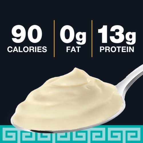 Kroger Vanilla Nonfat Greek Yogurt Cup Perspective: back