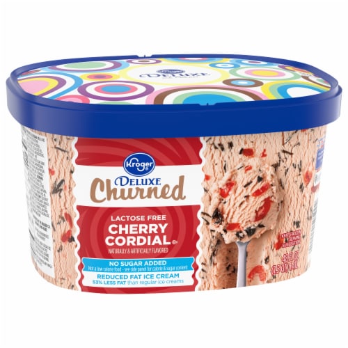 Kroger® Deluxe Churned Lactose Free No Sugar Added Cherry Cordial Ice