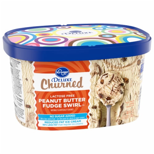 Kroger Deluxe Lactose Free No Sugar Added Peanut Butter Fudge