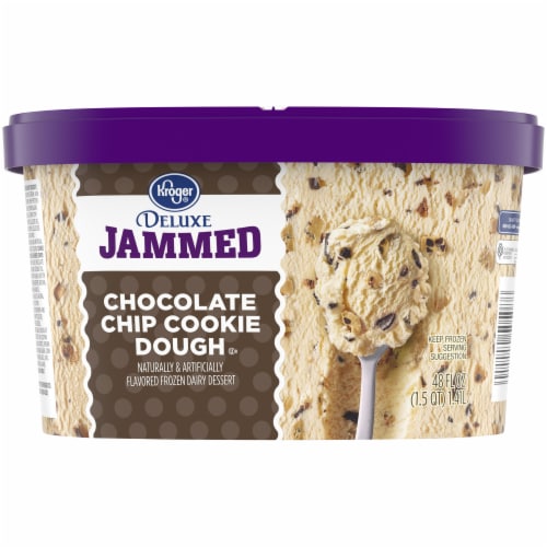 Kroger® Jammed Chocolate Chip Cookie Dough Ice Cream Tub, 48 oz - City  Market