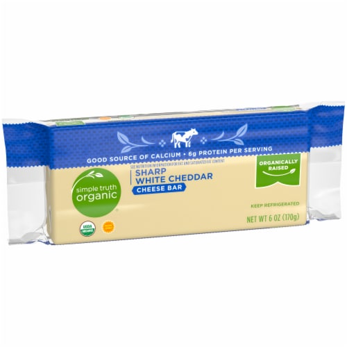 Simple Truth Organic® Sharp White Cheddar Cheese Bar Perspective: back