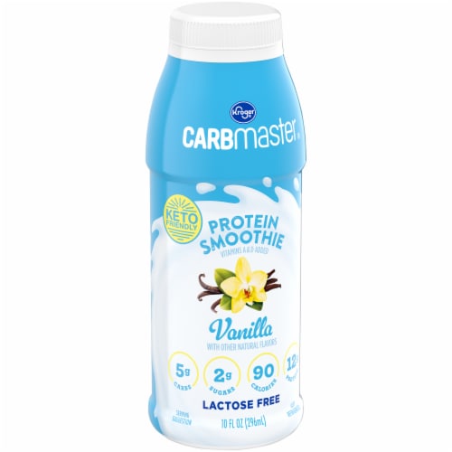 Kroger Carbmaster Vanilla Cream Protein Yogurt Smoothie Perspective: back