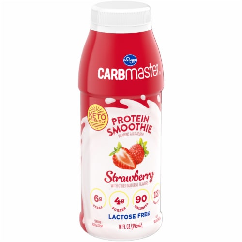 Kroger Carbmaster Strawberry Cream Protein Yogurt Smoothie Perspective: back