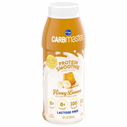 Kroger Carbmaster Blueberry Cream Protein Yogurt Smoothie Perspective: back