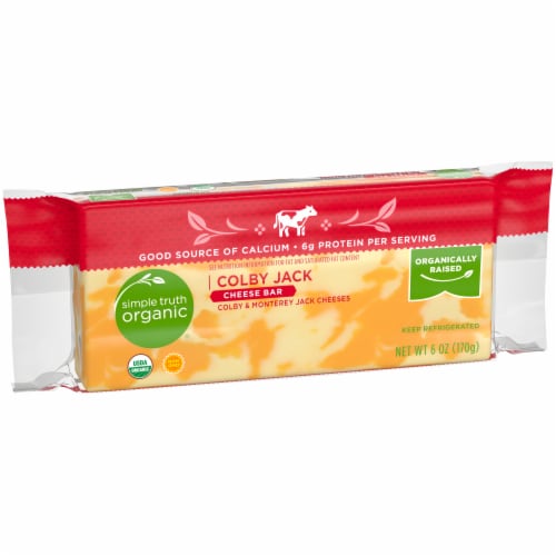 Simple Truth Organic® Colby Jack Block Cheese Perspective: back