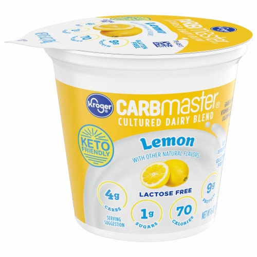 Kroger® CARBmaster® Lemon Lactose Free Yogurt Cup Perspective: back