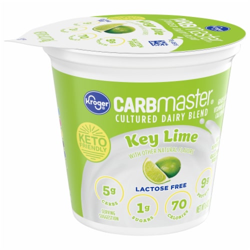 Kroger Carbmaster Key Lime Lowfat Yogurt Cup Perspective: back
