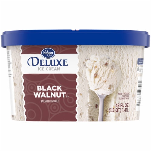 Kroger® Deluxe Black Walnut Ice Cream Tub Perspective: back