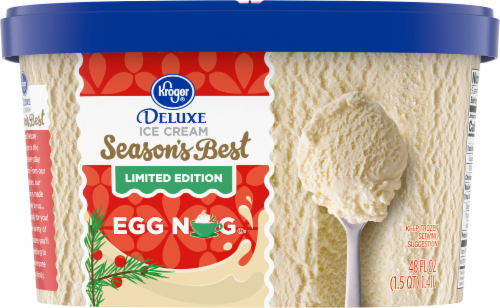 Kroger® Deluxe Season's Best Egg Nog Ice Cream Perspective: back