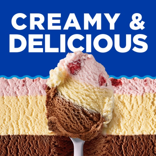 Kroger® Brand Neapolitan Deluxe Ice Cream Perspective: back