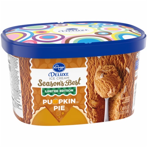 Kroger® Deluxe Season's Best Pumpkin Pie Ice Cream Perspective: back