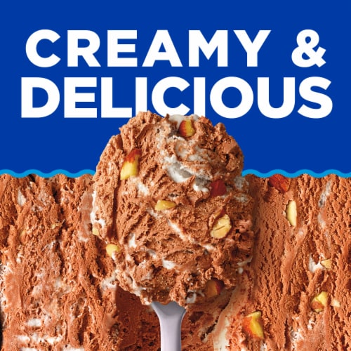 Kroger® Deluxe Rocky Road Ice Cream Tub Perspective: back