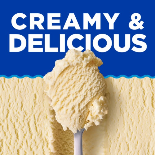 Kroger® Deluxe Vividly Vanilla Ice Cream Pint Perspective: back