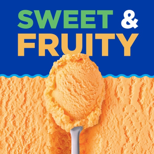 Kroger® Deluxe Orange Sherbet Pint Perspective: back