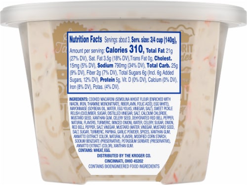 Kroger® Elbow Macaroni Salad Perspective: back