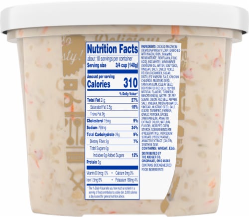 Kroger® Northwest Classic Macaroni Salad Perspective: back
