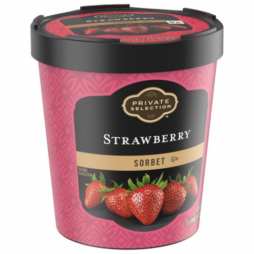 Private Selection™ Strawberry Sorbet Pint Perspective: back