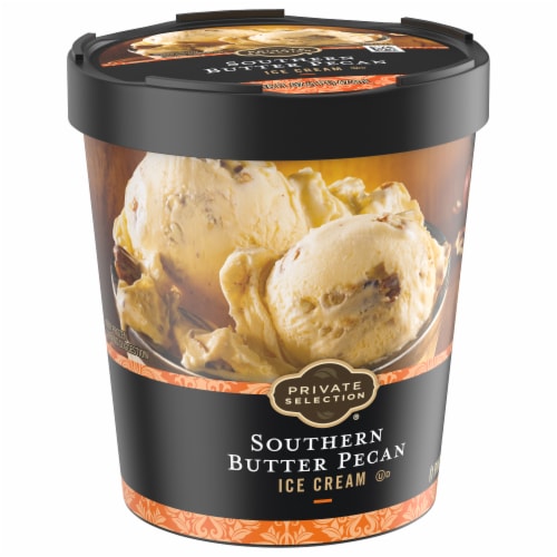 Private Selection® Southern Butter Pecan Ice Cream Pint Perspective: back