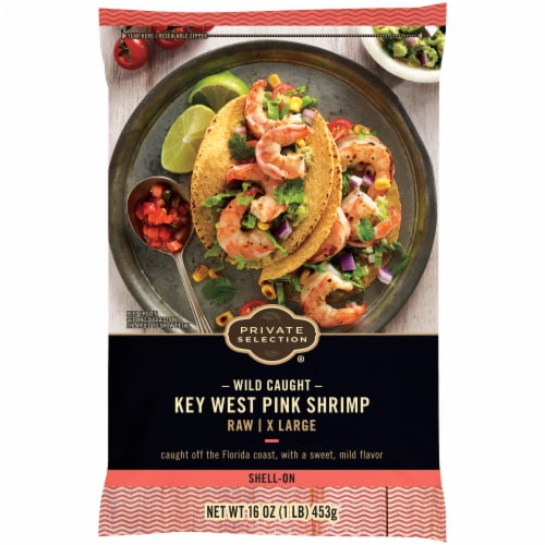 Private Selection® Key West Pink Extra Large Raw Shrimp Shell-On Perspective: back
