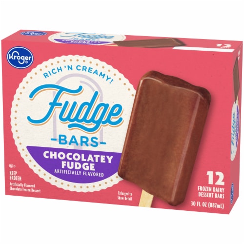 Kroger® Arctic Blasters Fudge Frozen Dessert Bars Perspective: back