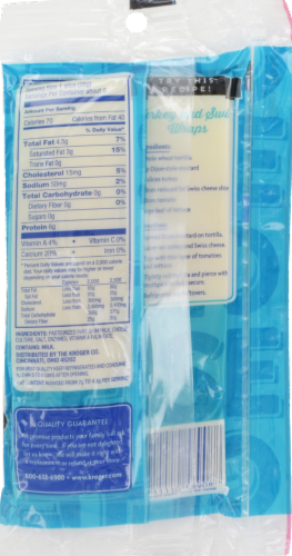 Kroger® Reduced Fat Swiss Cheese Slices Perspective: back