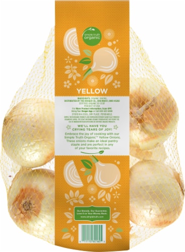 Simple Truth Organic™ Yellow Onions Bag Perspective: back