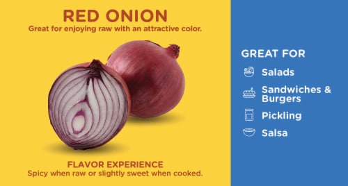 Fresh Red Onions, 3 lb Bag